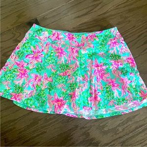 Lilly Pulitzer NWOT Corrine Skort SPF50 Surf Blue